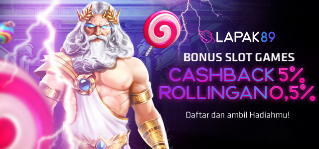 Cashback 5% + Commission 0.5% SLOTS