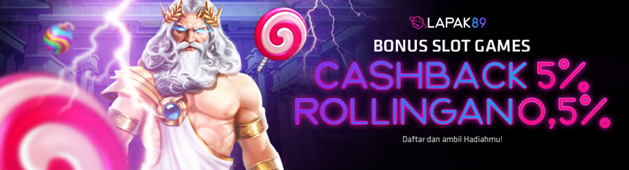 Cashback 5% + Commission 0.5% SLOTS